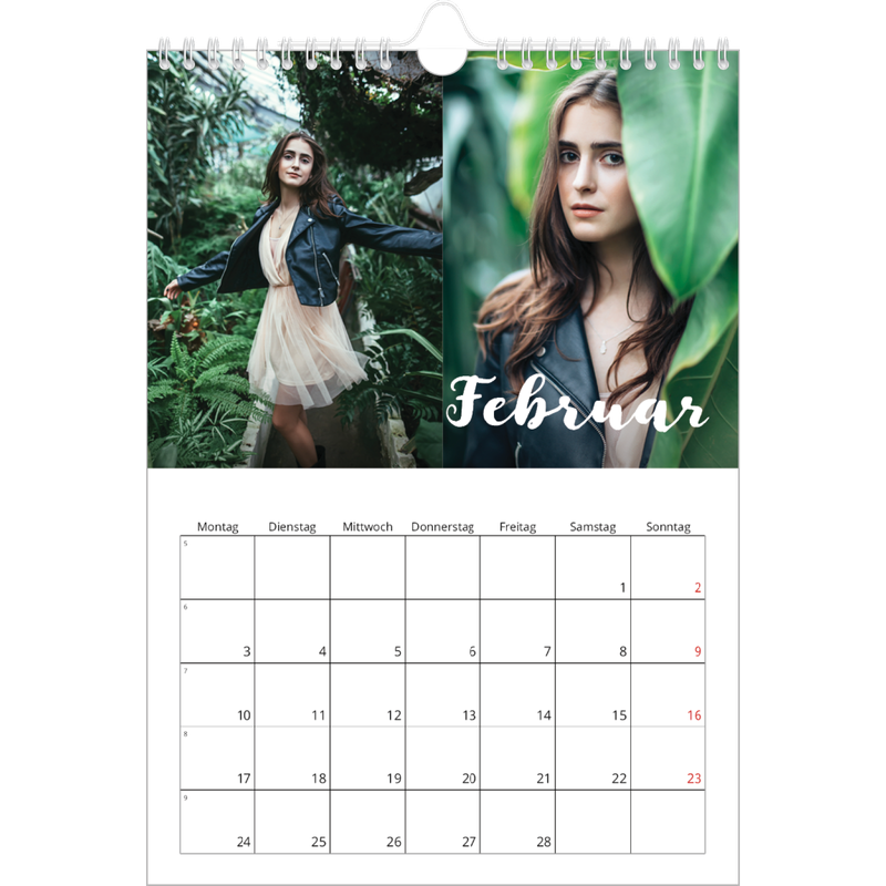 Monat Fotokalender A4